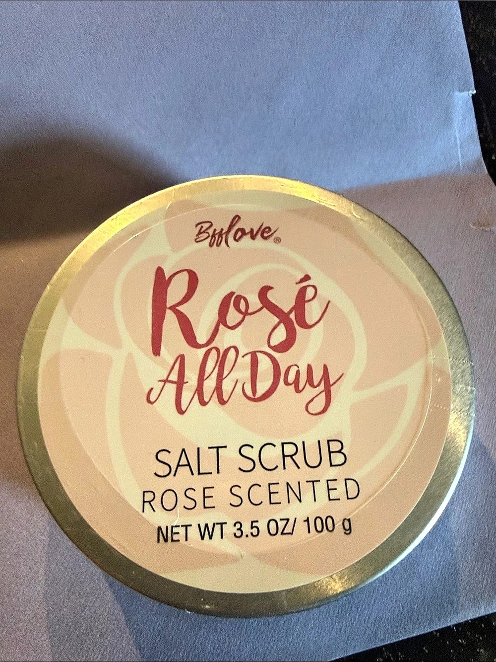 Bblove Rose All Day Salt Scrub Rose Scented Salt Scrub 3.5 oz NWT